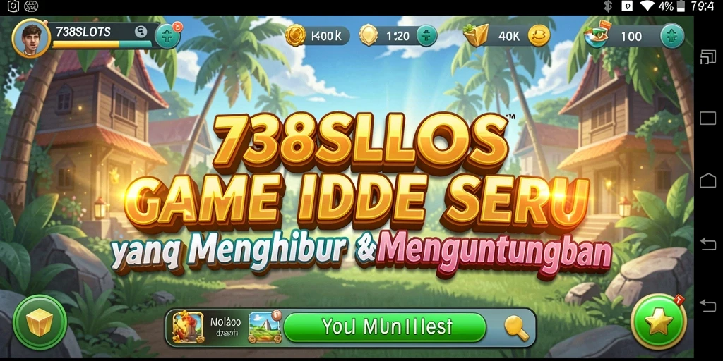 Tampilan gameplay 738SLOTS yang menarik dan menghibur.