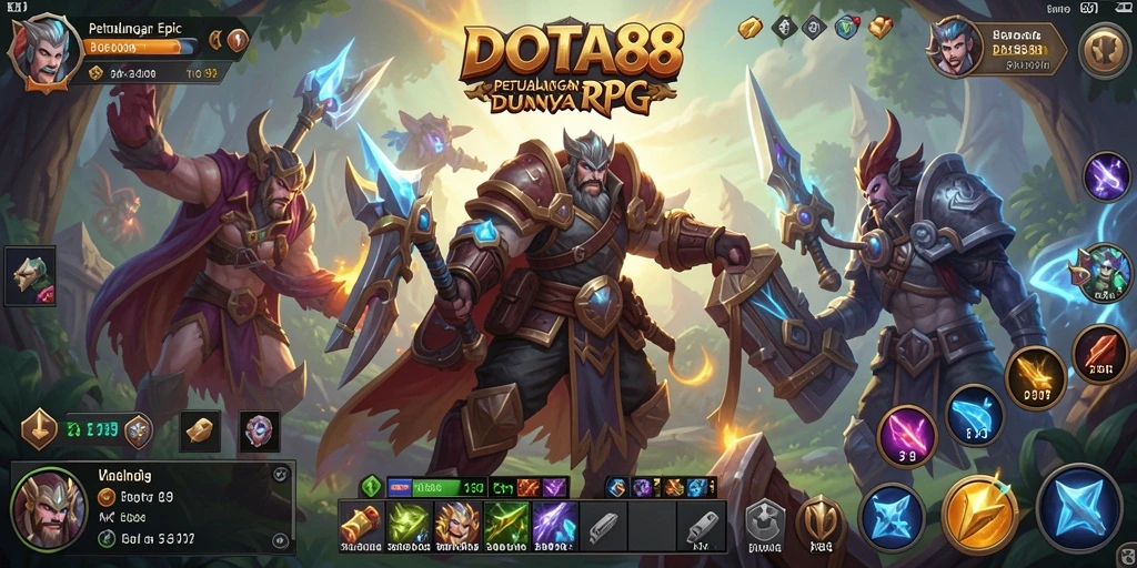 Tampilan menarik dari gameplay DOTA88 yang mendebarkan.