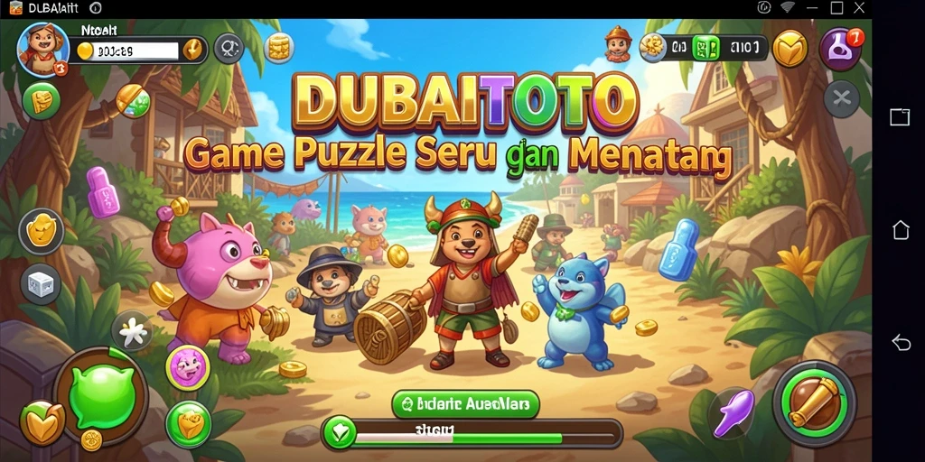 Screenshot gameplay DUBAITOTO menampilkan tantangan yang menarik.